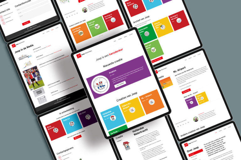 Joop Mommers website_Design Dojo