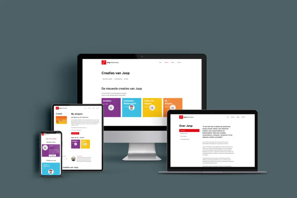 Joop Mommers responsive webdesign Design Dojo