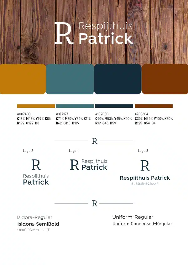 Nieuwe huisstijl voor Respijthuis Patrick