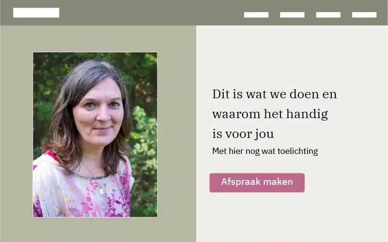 De hero 2 koloms opmaak