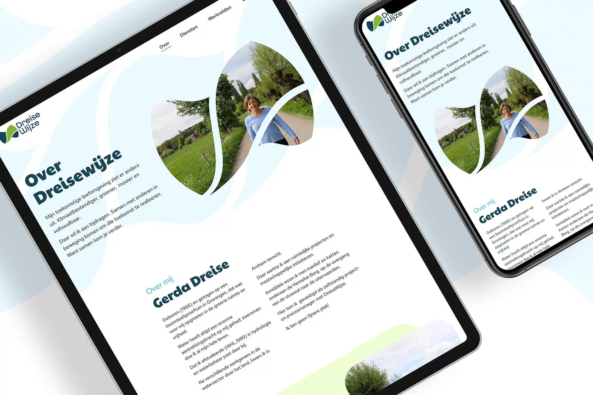 Responsive webdesign en development voor Dreisewijze transitiemanger